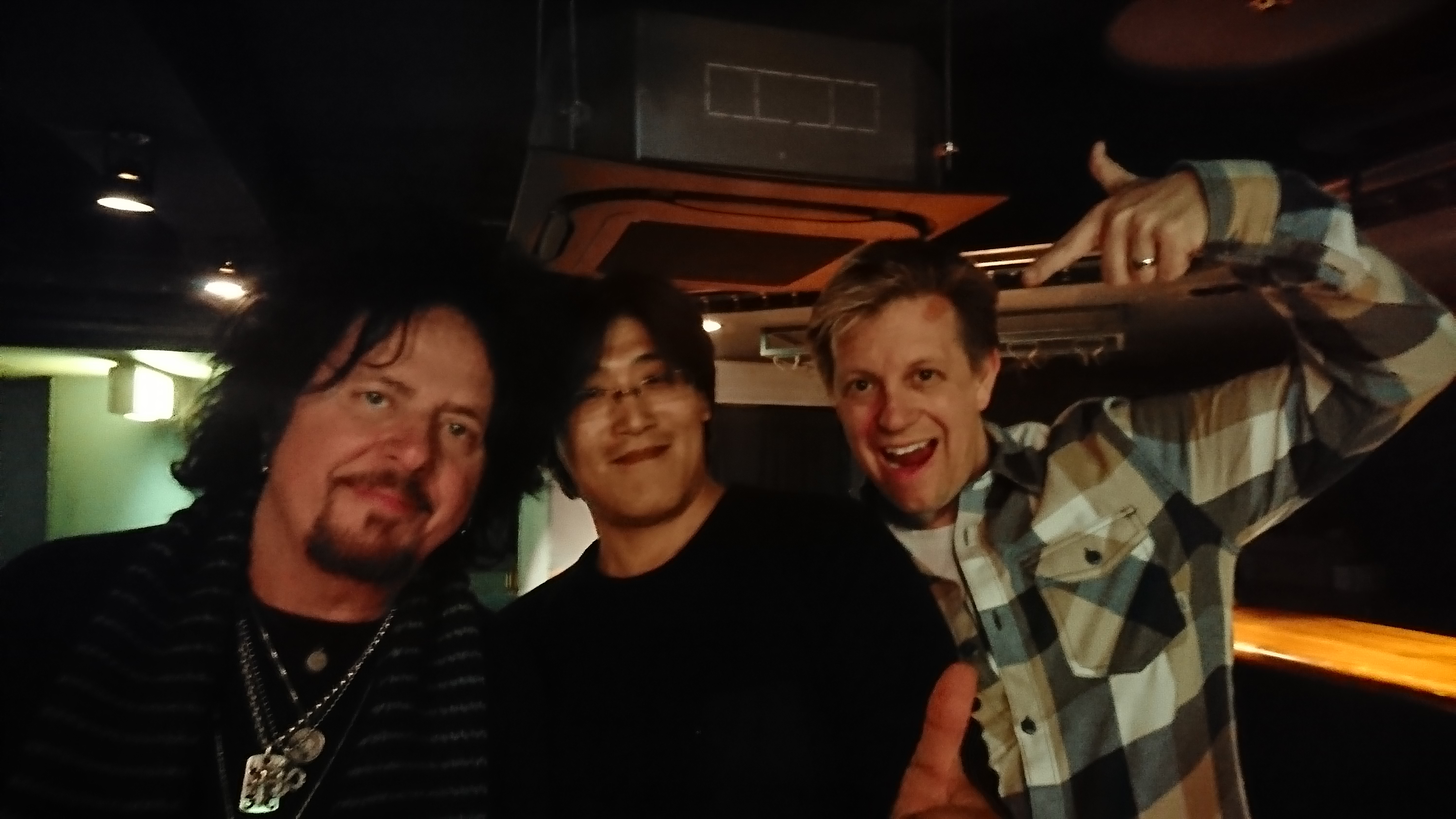 Steve Lukather & Jeff Babko & me