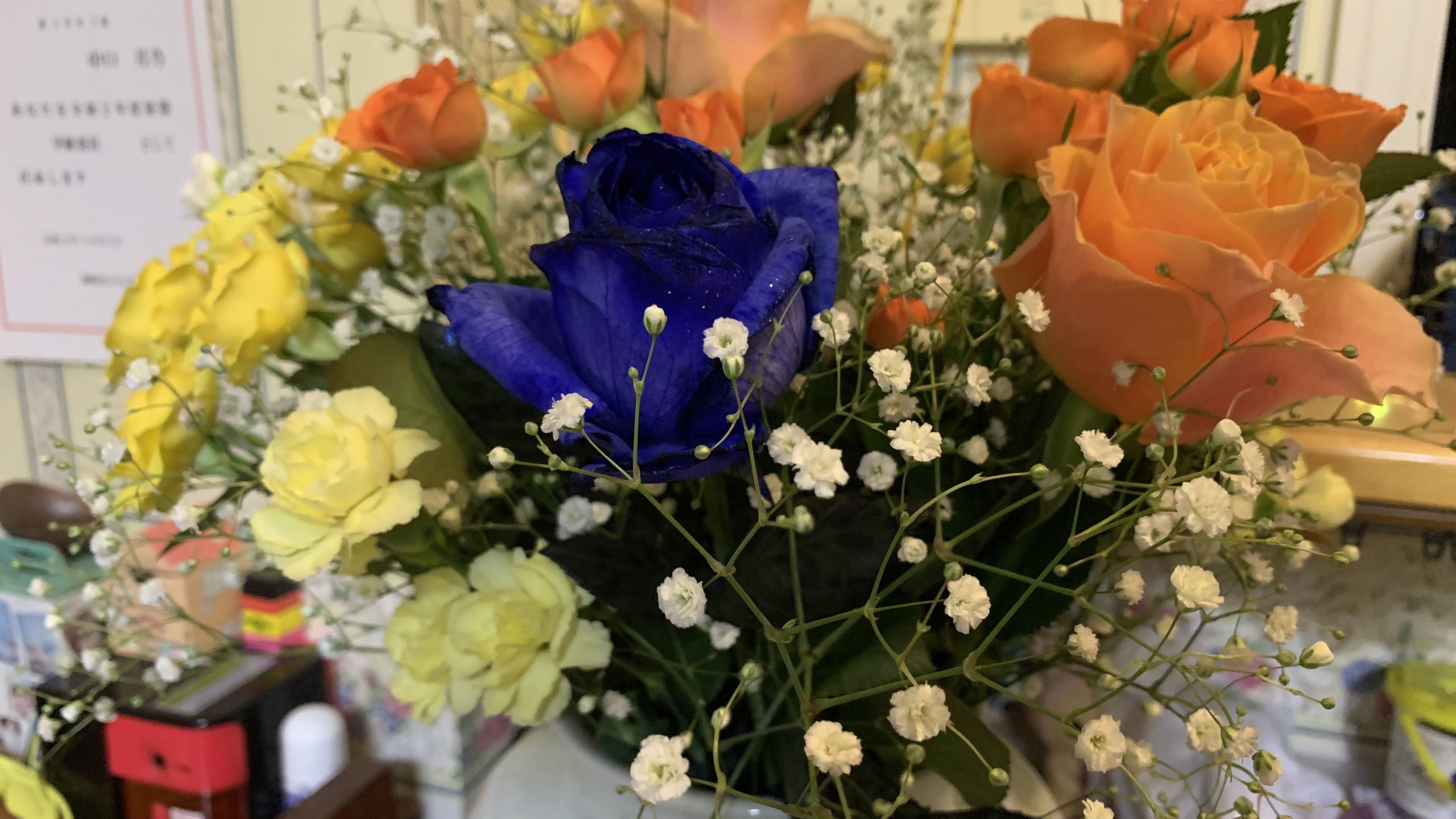 たまには花も良きかな。