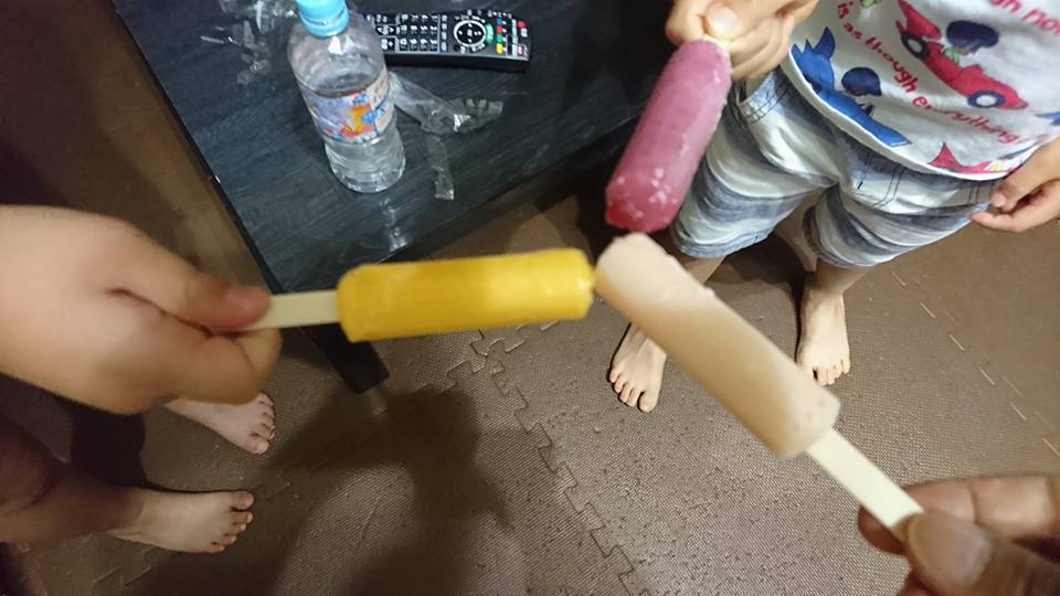 今日のアイス集合♪