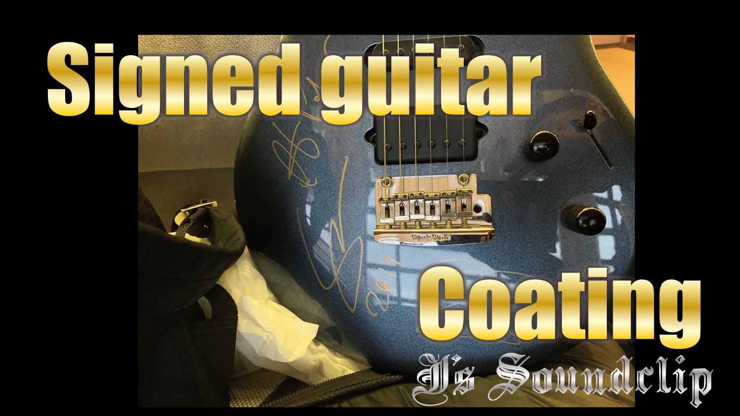 Coating - Signed guitar